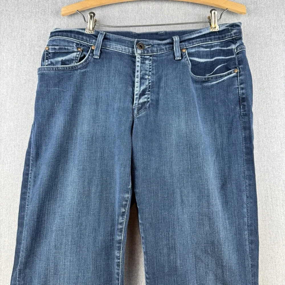 Lucky Brand Jeans Womens 12 Blue Bootcut Button Fly Mid Rise‎ Stretch Y2K